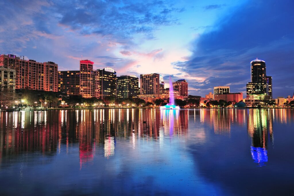 Orlando FL la nuit