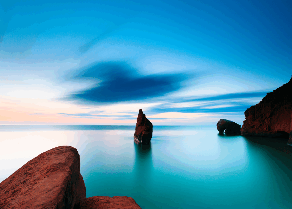 Sunset at Iles de la Madeleine by DanDesroches